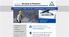 Desktop Screenshot of nicolausundplastwich.de