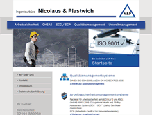 Tablet Screenshot of nicolausundplastwich.de